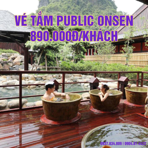 Vé tắm Public Onsen 890.000đ/Khách