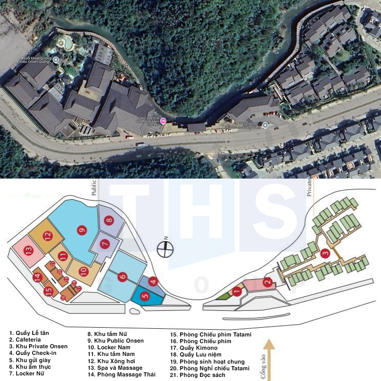 Bản đồ Yoko Onsen Quang Hanh map
