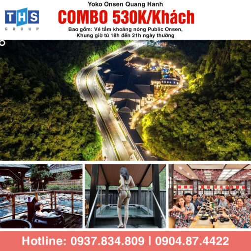 Combo Giờ vàng 530K Yoko Onsen Quang Hanh