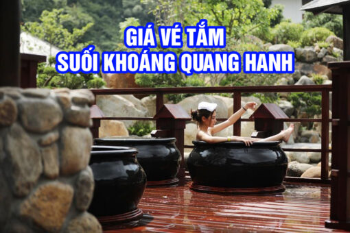 Giá vé tắm suối khoáng Quang Hanh