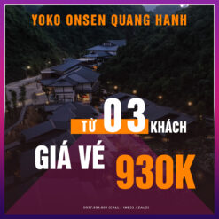 Combo Yoko Onsen Quang Hanh 930K Từ 03 khách