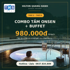 Combo Yoko Onsen Quang Hanh | Bao gồm 01 bữa ăn