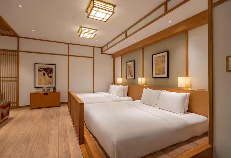 Phòng Deluxe hai giường đơn